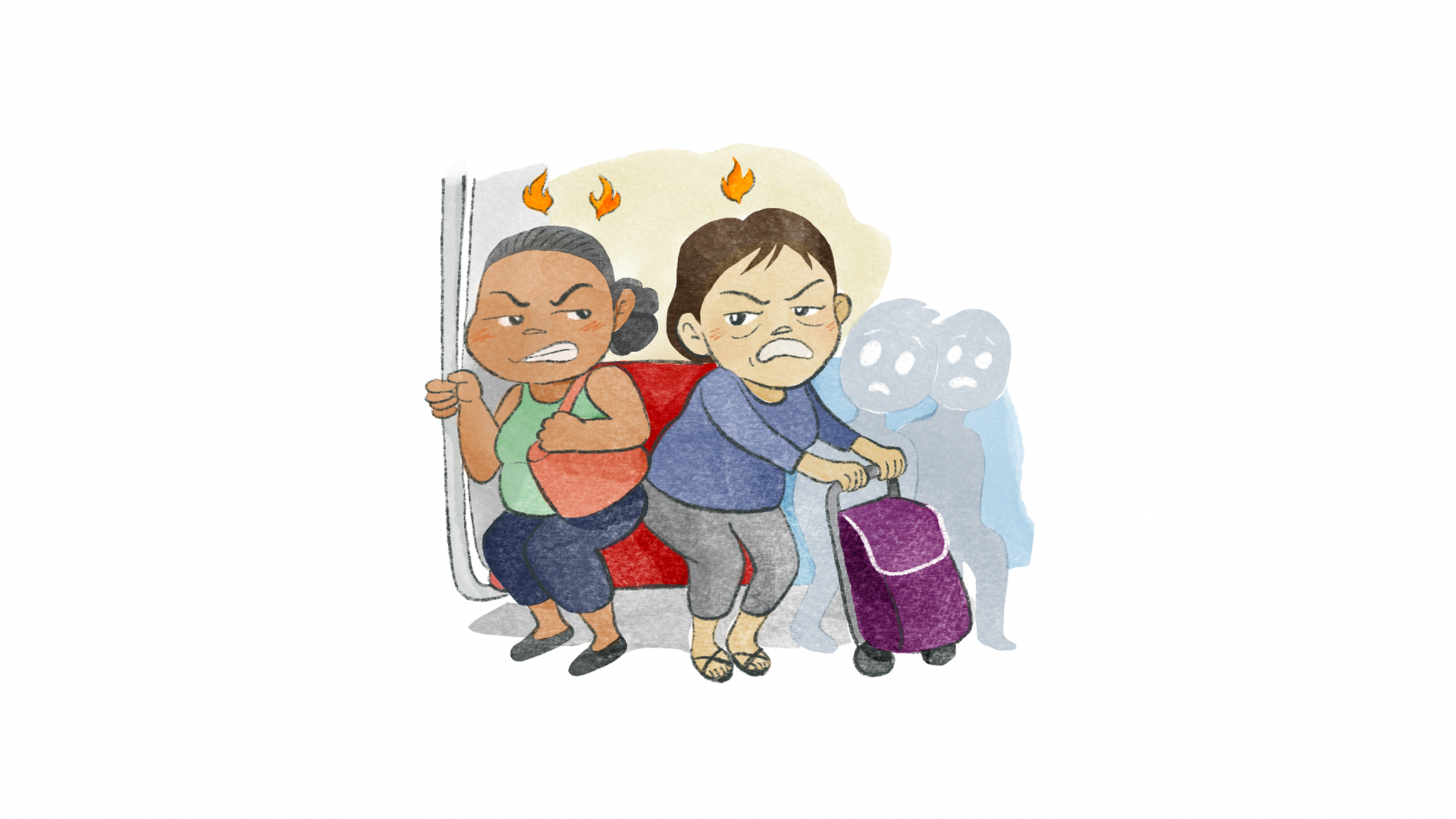 afraid of losing to others (colloquially known as <i>kiasu</i>)