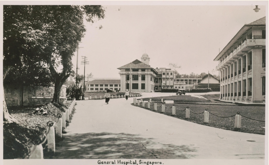 vicinity of Outram Road (colloquially known as <i>see pai po</i>)