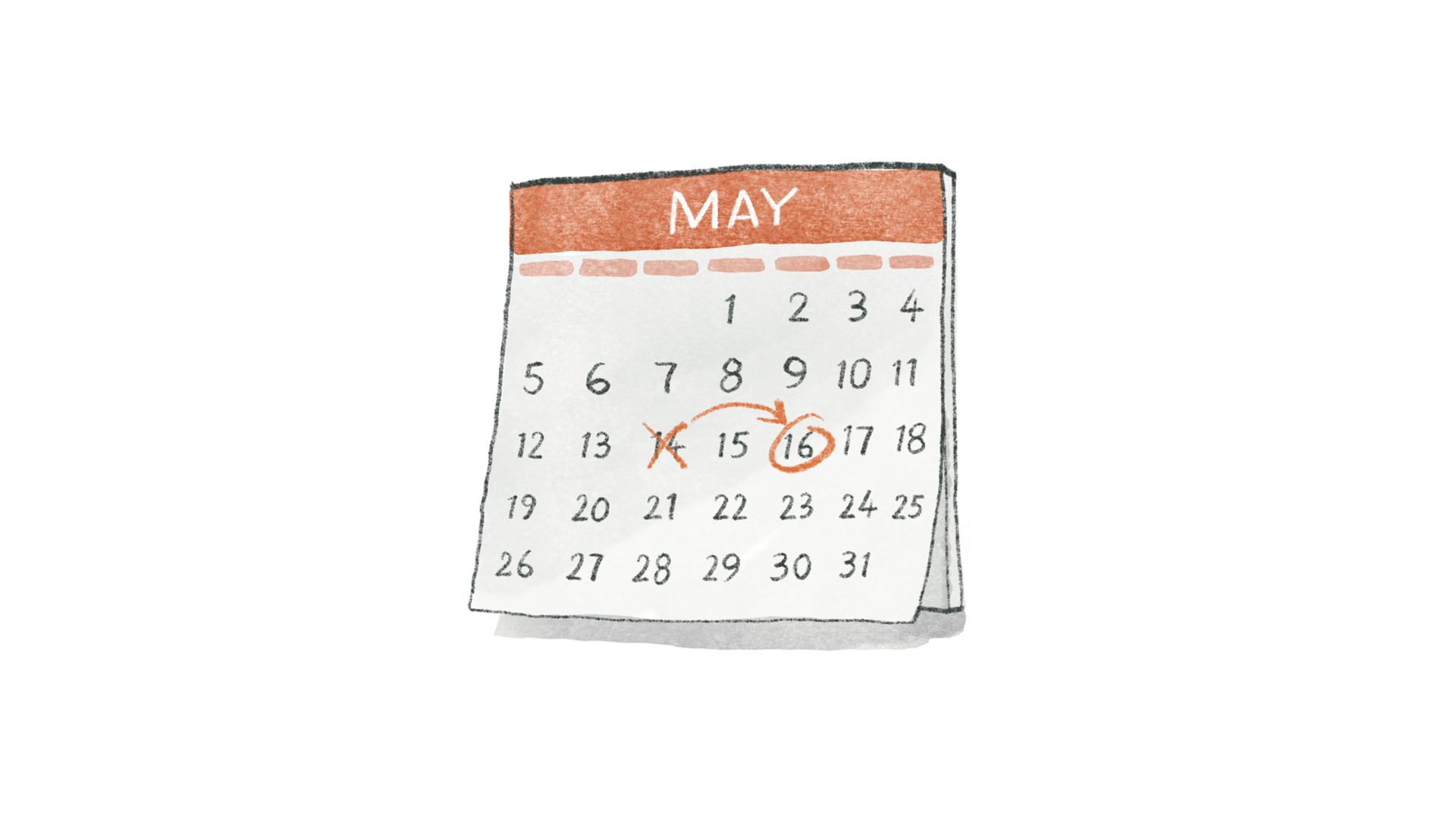 postponing or extending a date