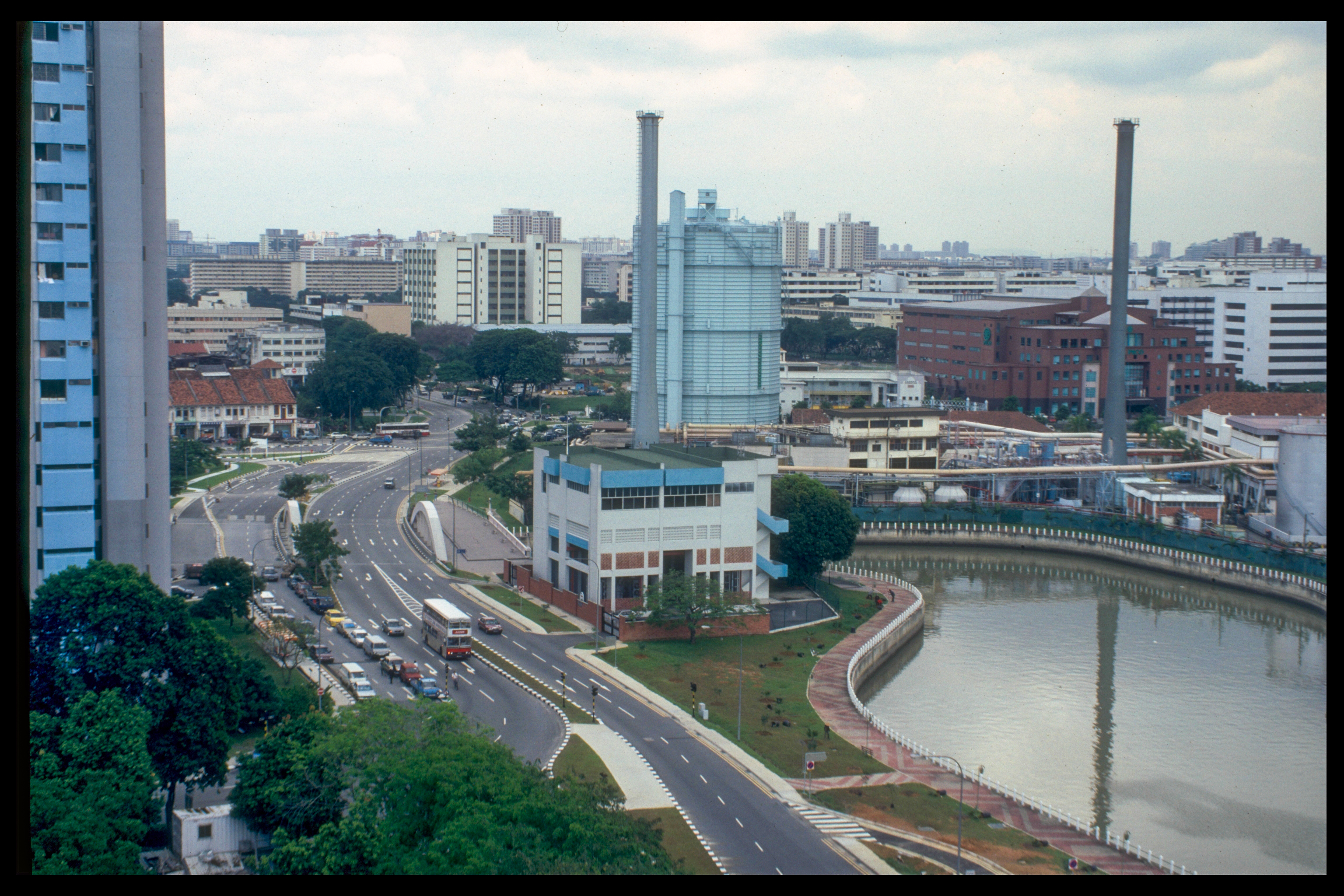 Kallang Gasworks (colloquially known as <i>her sia</i>)